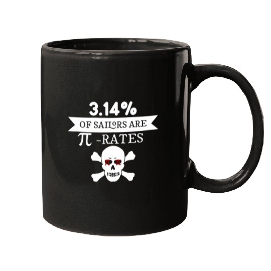 Funny Pi Day Math Teacher Student 314 Sailors Are PiRates Mugs