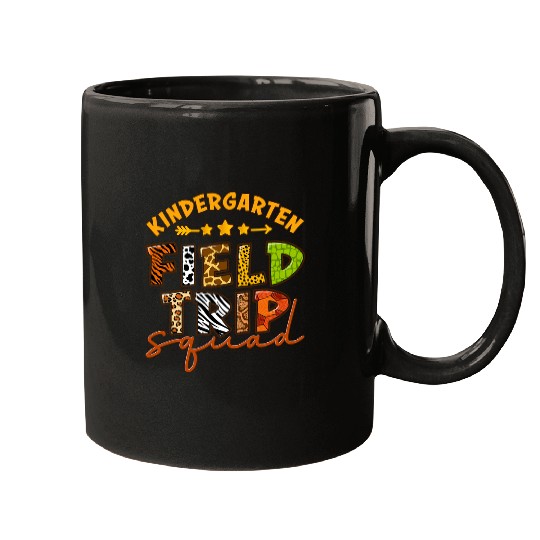 Kindergarten Zoo Field Trip Squad Matching Students Teacher Mugs