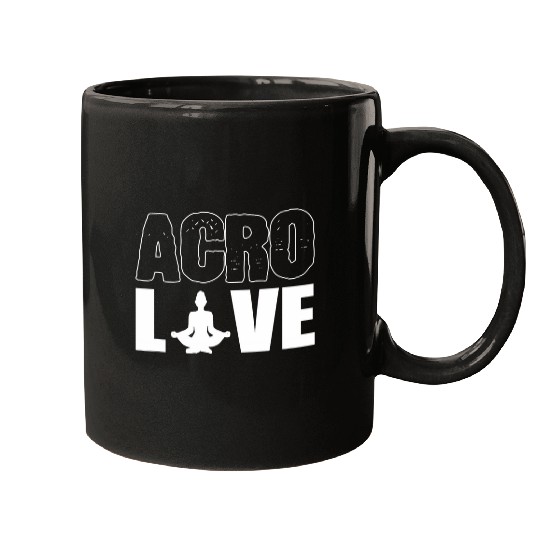Acro Love Yoga Instructor Mugs