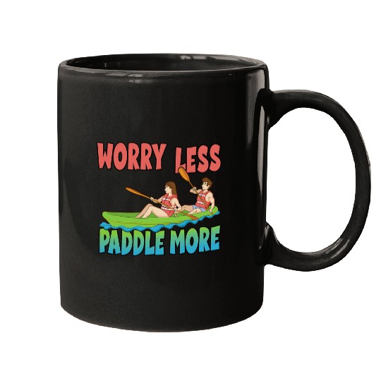 Kayak paddle boat rowing paddling water sports Mugs