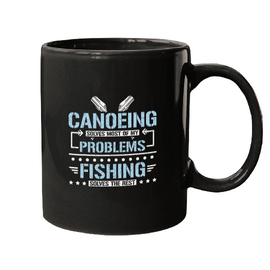 Canoeing and fishing Mugs