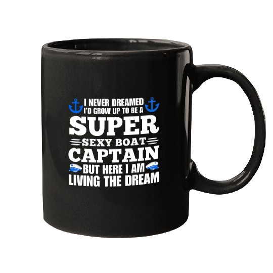 Funny Boat Captain Design For Men Women Boating Boat Captain 1 Mugs