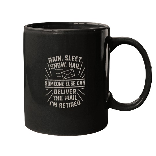 Retired Postman Postal Worker 1 Mugs