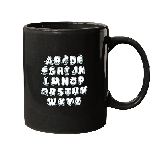 ghosts ABC Halloween Alphabet Costume School Teacher Kids Mugs