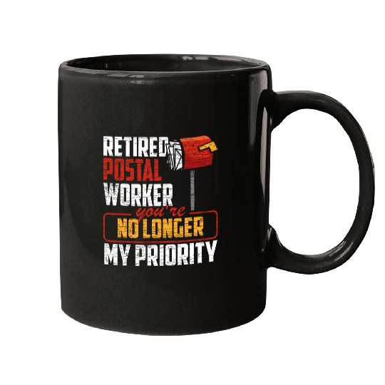 Retired Postal Worker Postman 1 Mugs