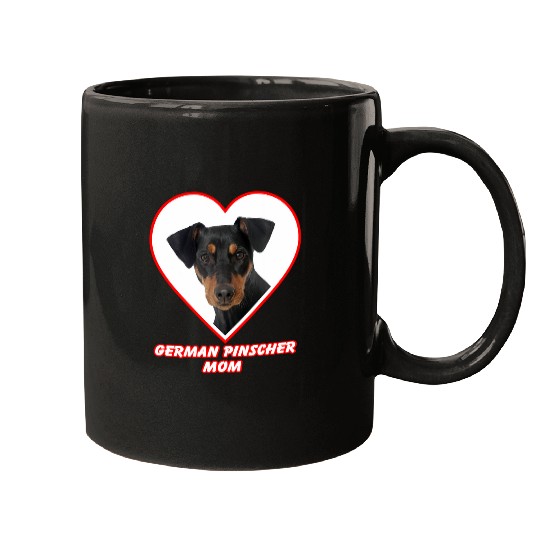 German Pinscher Dog Mom Mugs