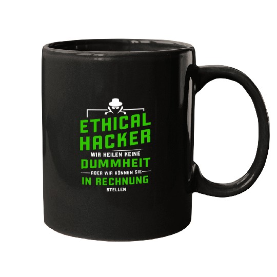 Ethical Coding Computer Skills Programmer White Hat Mugs