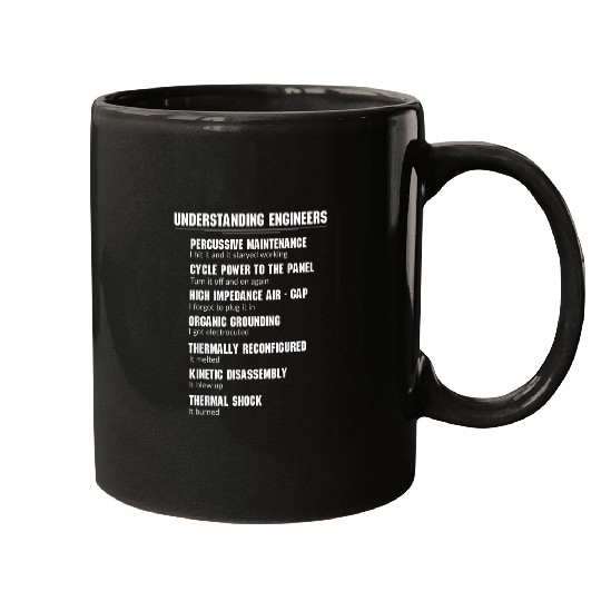 Funny Understanding Engineers Engineer Worker Mugs