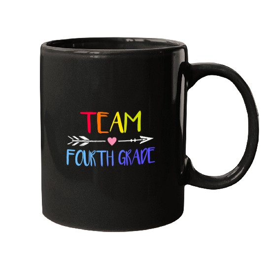 team fourth grade 4th teacher student back to school Mugs