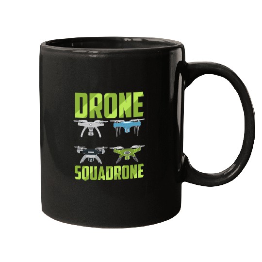 Drone Pilot Drone Squadrone Quad Pilots Quadcopter Mugs