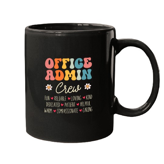 Office Admin Crew Appreciation Week Back to School Mugs