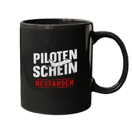 Pilot License Bassed Flight Test Mugs