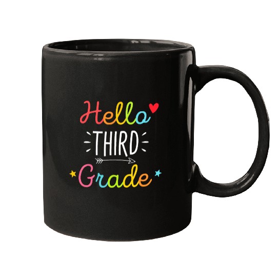 Hello 3rd Grade Back to School Funny Teacher Student Mugs