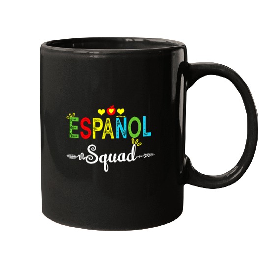 espanol squad spanish teacher student back to school Mugs