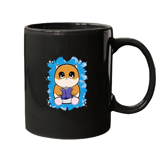Hamster Book Mugs