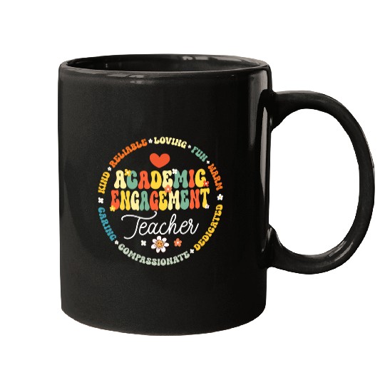 Groovy Academic Engagement Teacher Squad 3 Mugs