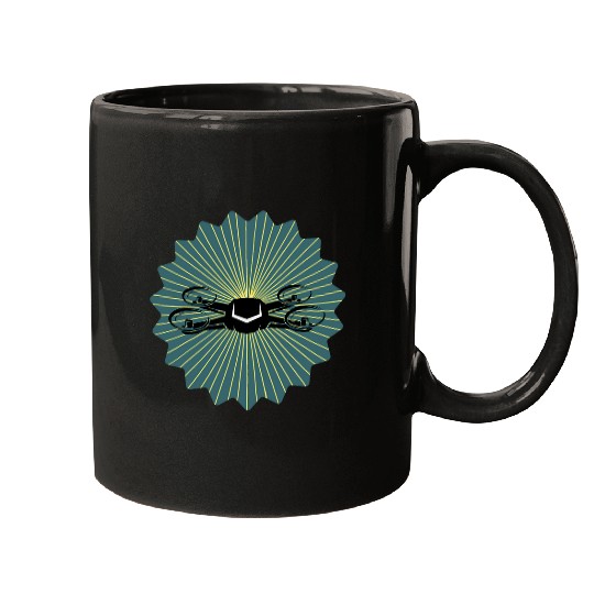 Drone Pilot Quadcopter Flying Expert Design Mugs