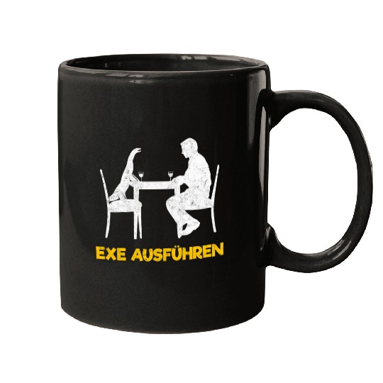 Exe Performance Computer Student Programmer Admin Mugs