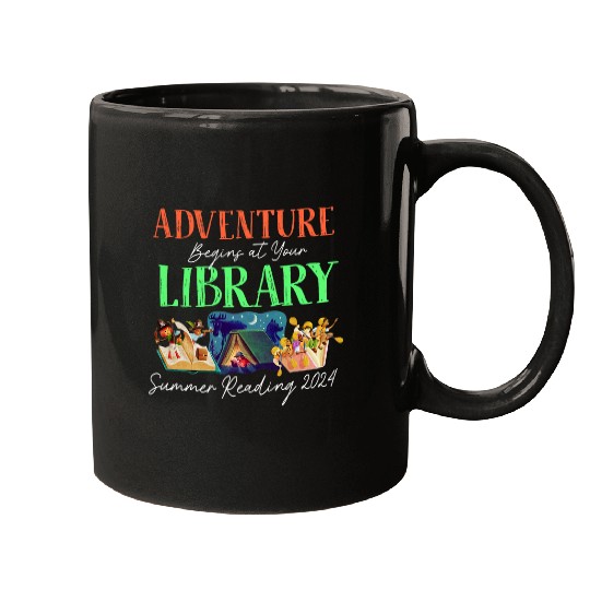 Adventure Begins At Your Library Summer Reading Program 2024 2 Mugs