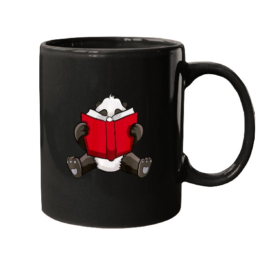 Kids Cute Panda Love Books Hobby Reading Teacher Librarian Gift Mugs