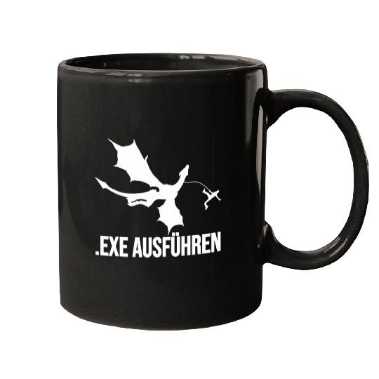 EXE Run Sys Admin Programmer Computer Student Developer Mugs