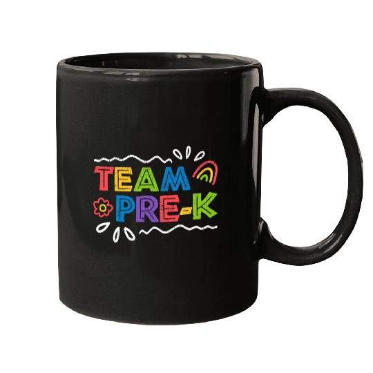 Team PreK Graduate Preschool Teacher Student Back To School 1 Mugs