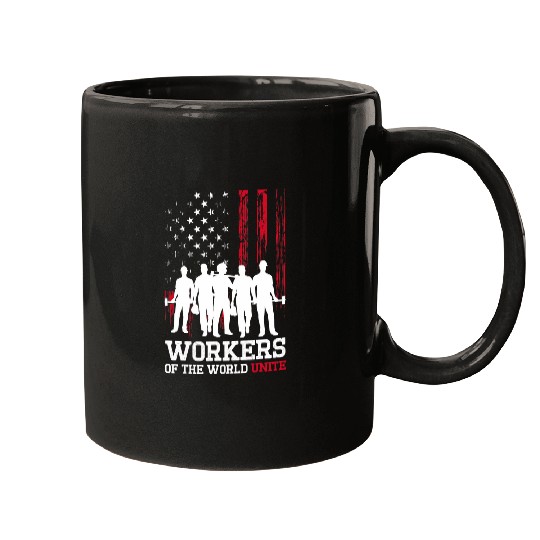Union Strong Labor Union Worker Workers of the World Unite Mugs