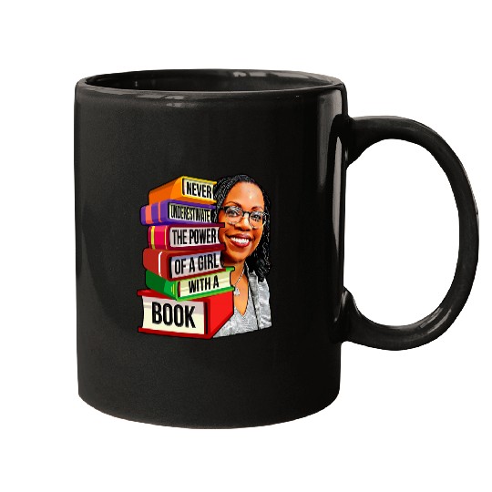 Ketanji Brown Jackson Never Underestimate Power Of Girl Book 2 Mugs