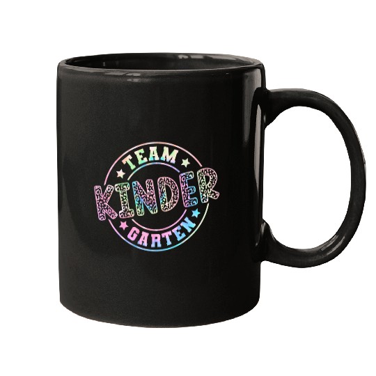 Team Kindergarten Teacher Student Back to Schoo Squad Mugs