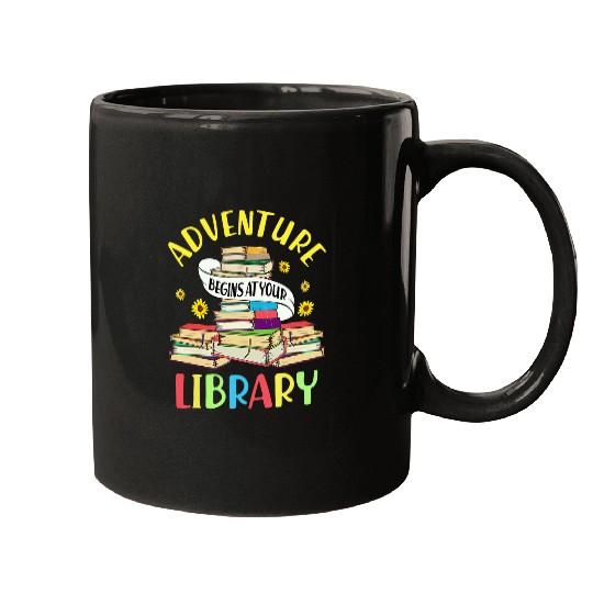 Adventure Begins At Your Library Summer Reading 2024 4 Mugs