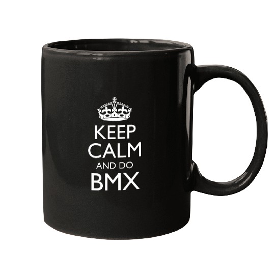 Keep Calm and BMX Funny Practice Workout Summer Idea Mugs