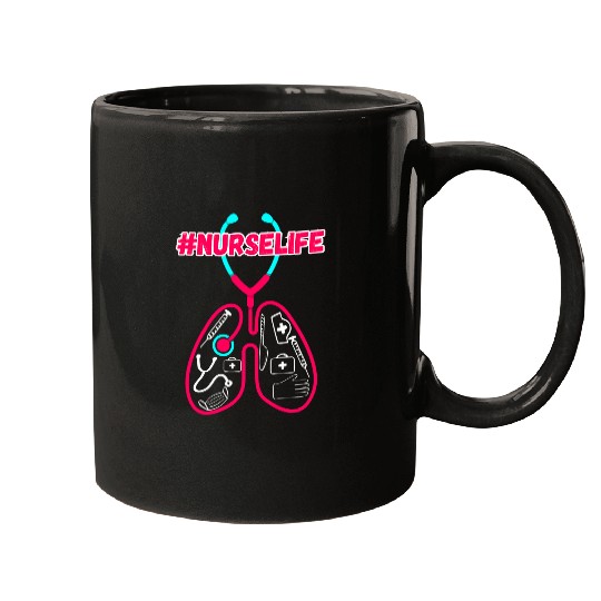 Respiratory Therapist Stethoscope Lungs nurses Week Mugs