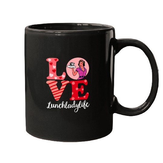 School Cafeteria Worker Lunch Lady Lovelunch Lady Life Mugs