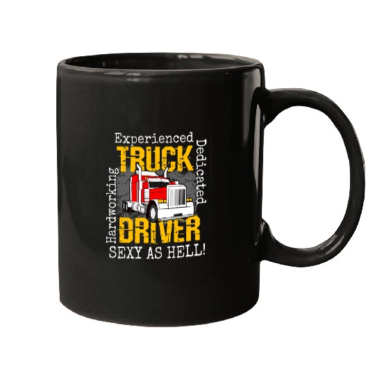 Truck Driver Attributes Trucker Big Rig Trucker Mugs