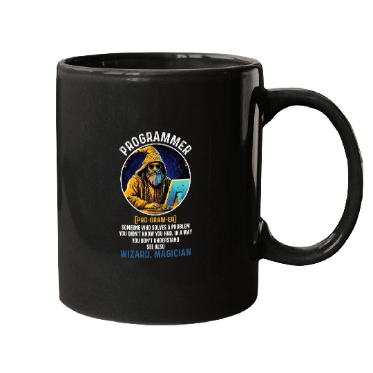 Funny Programmer Definition Coding Information Technology Mugs