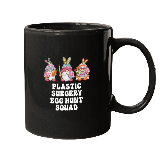 Plastic Surgery nurses Easter Gnomes Mugs