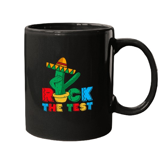 Test Day For Teacher Professor Educator Principal Test Exam 4 Mugs