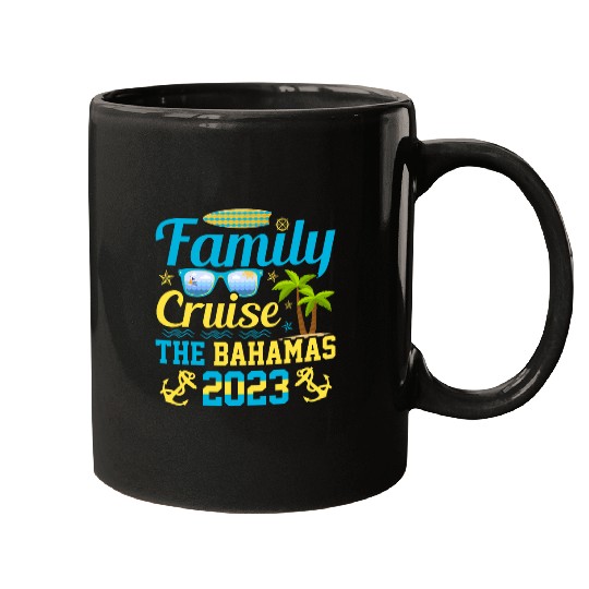 Family Cruise the Bahamas Traveler Boating Cruise Trip Mugs