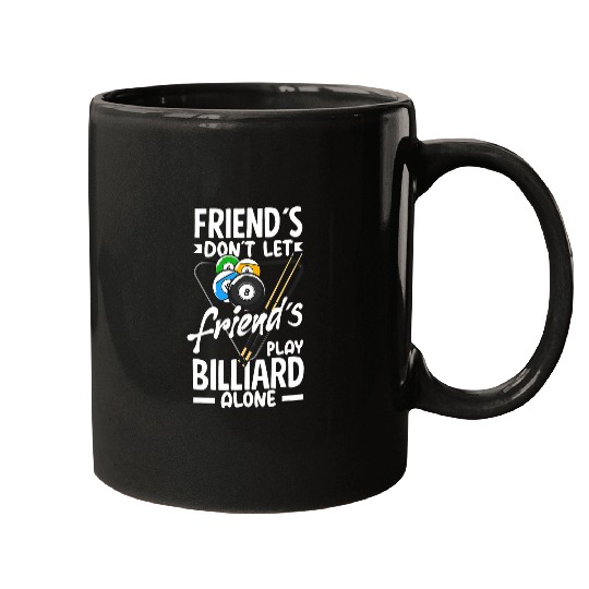 Billiard Friends Snooker Pool Player Mugs
