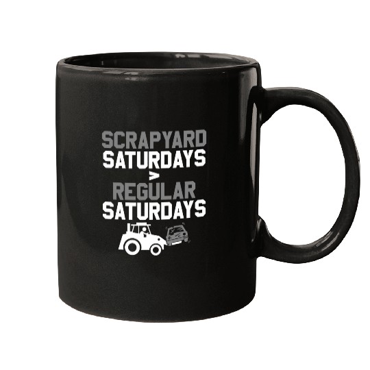 Scrapyard Saturdays Regular Saturdays Junkyard Scrapper Mugs