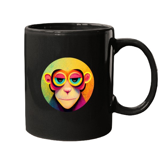 Funky Munky Space Pilot Monkey Mugs