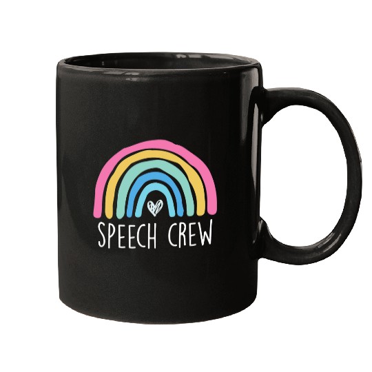 Speech Crew Speech Therapy Speech Language Therapist Mugs