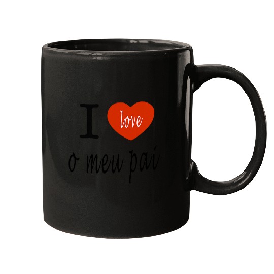 portuguese i love dad fars day present 2dad 2 Mugs