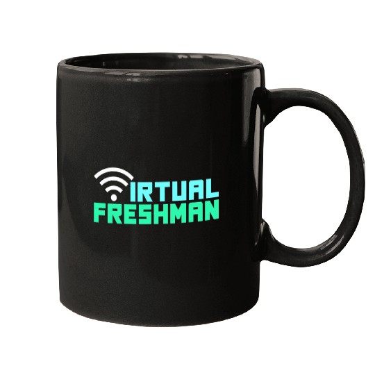 Virtual Freshman Online College Student Online Learning Mugs