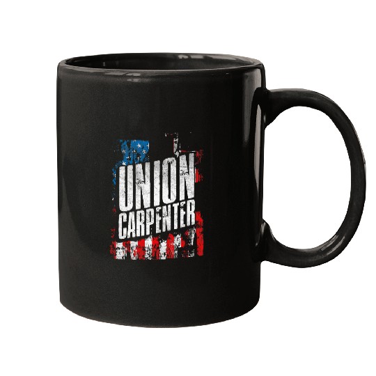 Union Carpenter Labor Day Skilled Union Worker Laborer 2 Mugs