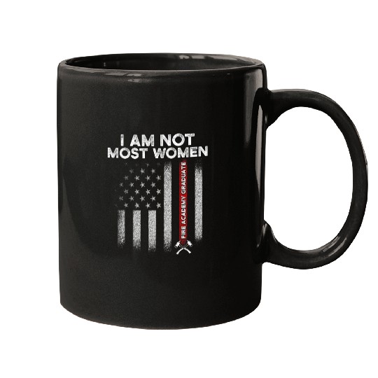 Academy Student Women Fireman Graduation Mugs