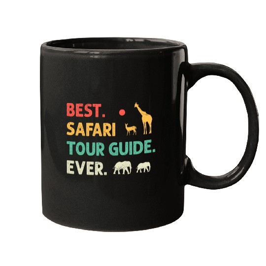 bests Safari Tour Guide Funny Zoo Party Jungle Safari 1 Mugs