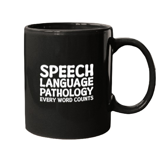 Speech Pathology Every Word Counts Speech Therapy Mugs