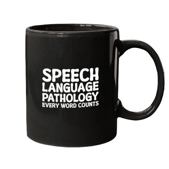 Speech Pathology Every Word Counts Speech Therapy Mugs