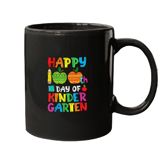 happy 100th day of kindergarten teacher or student s Mugs